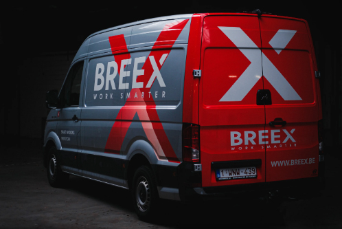 BREEX Printerleasing Service car